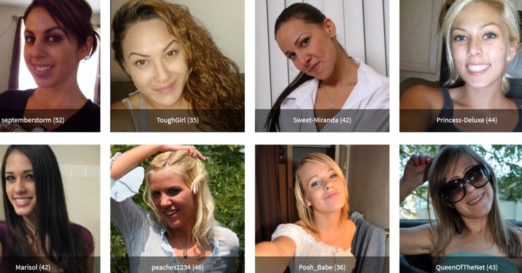 Die Auswahl an Frauen kann sich sehen lassen.